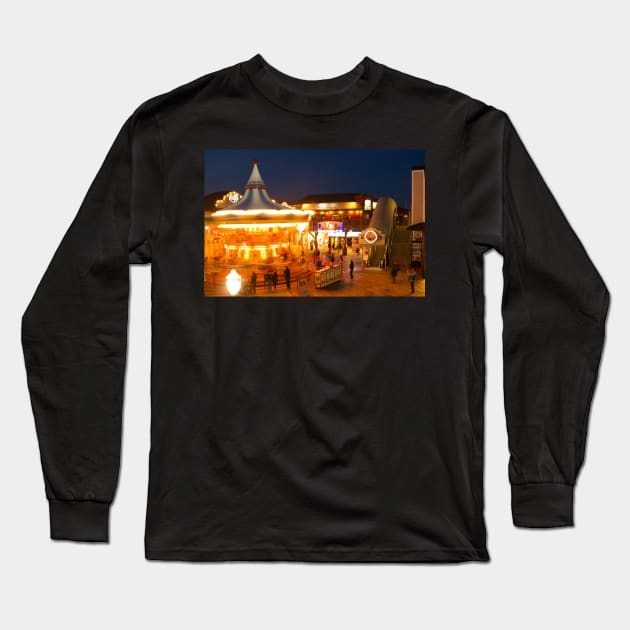 Carousel Long Sleeve T-Shirt by modernistdesign